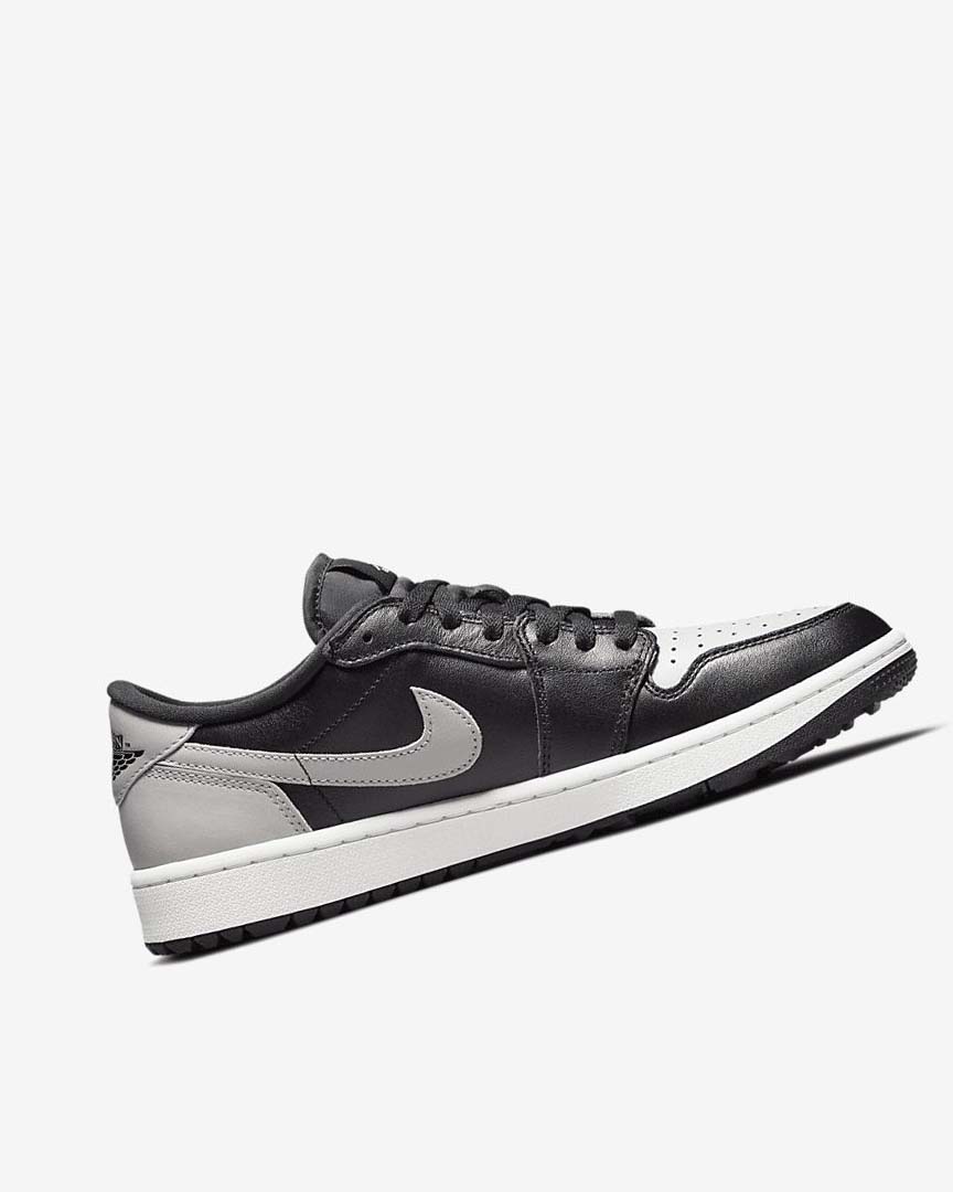 Black / Grey Nike Air Jordan 1 Low G Men's Golf Shoes | CA_5177