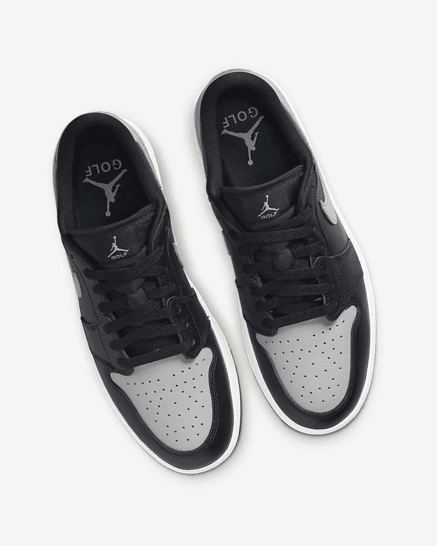 Black / Grey Nike Air Jordan 1 Low G Men's Golf Shoes | CA_5177