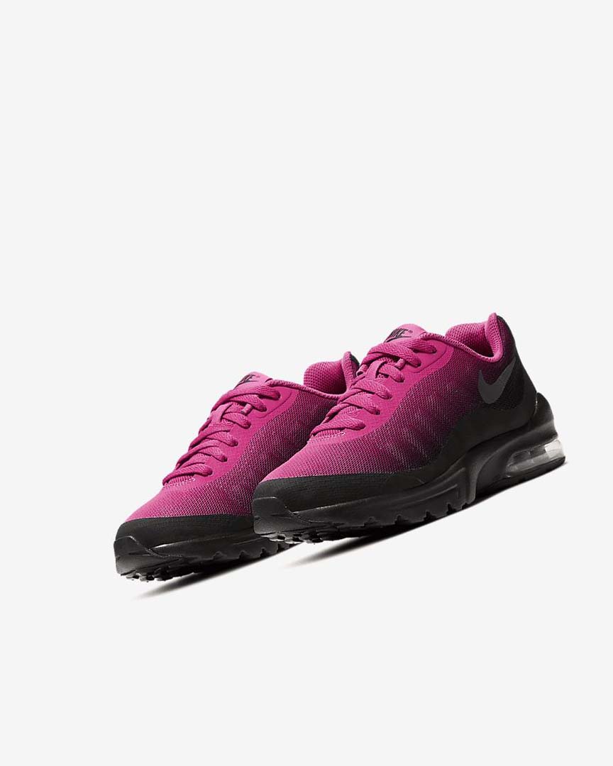 Black / Grey Nike Air Max Invigor Girls' Casual Shoes | CA_2952