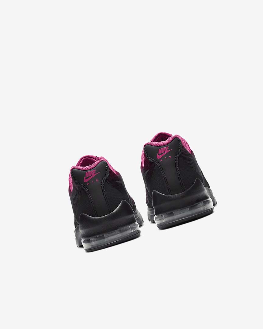 Black / Grey Nike Air Max Invigor Girls' Casual Shoes | CA_2952