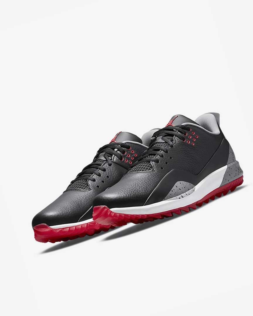 Black / Grey Nike Jordan ADG 3 Men's Golf Shoes | CA_2711