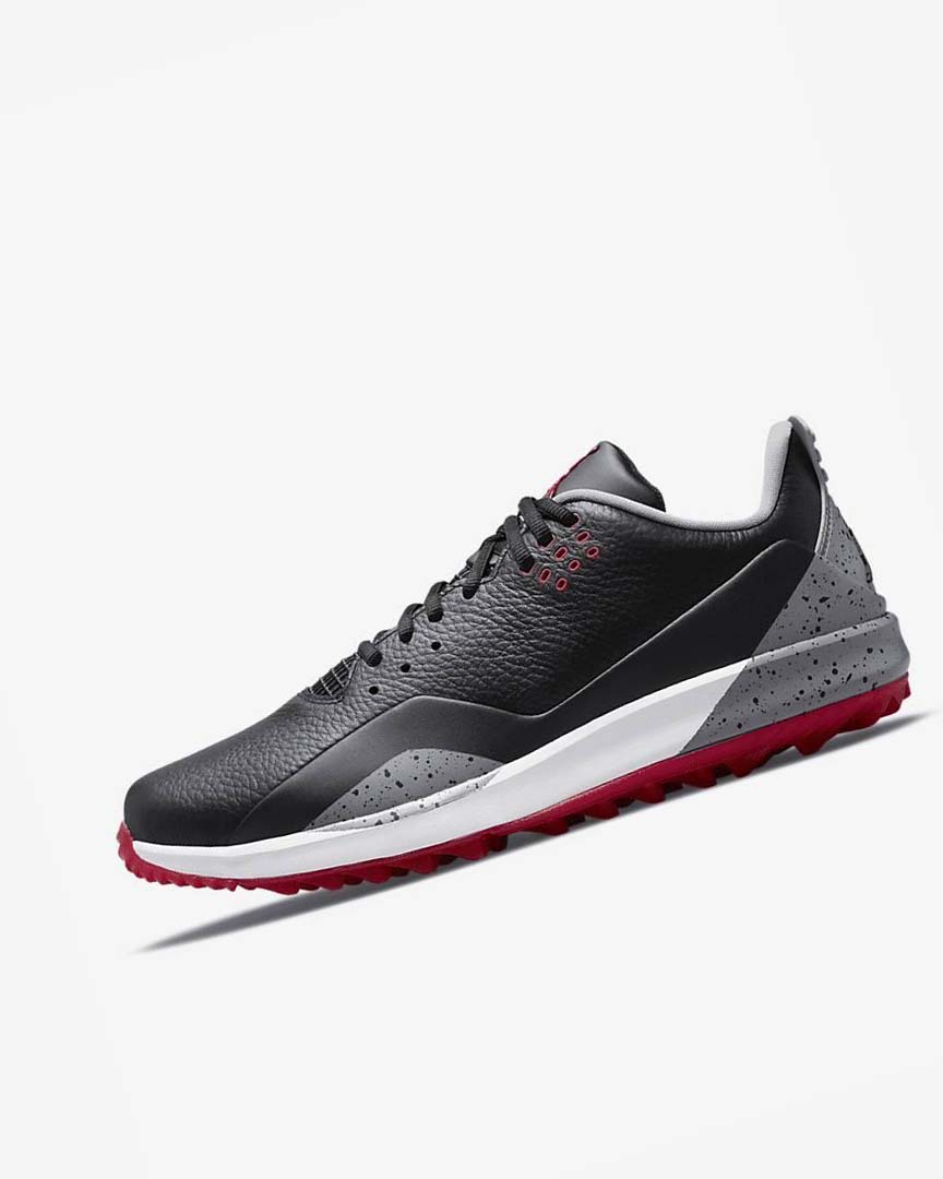Black / Grey Nike Jordan ADG 3 Men\'s Golf Shoes | CA_2711