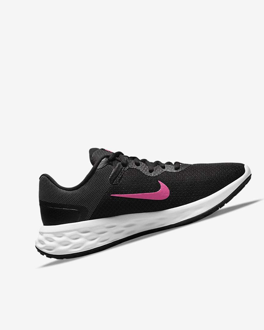 Black / Grey / Pink Nike Revolution 6 Next Nature Women's Running Shoes | CA_2526