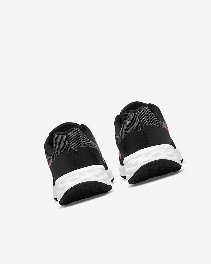 Black / Grey / Pink Nike Revolution 6 Next Nature Women's Running Shoes | CA_2526