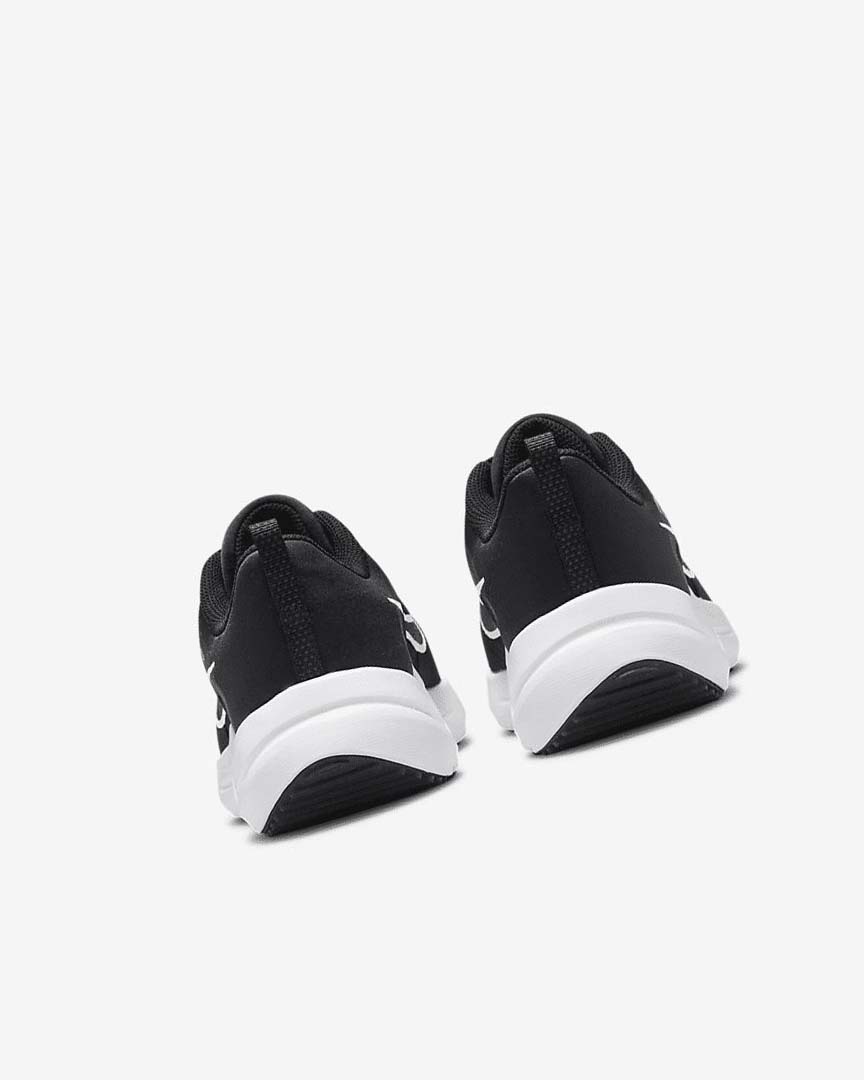 Black / Grey / Platinum / White Nike Downshifter 12 Women's Running Shoes | CA_2260