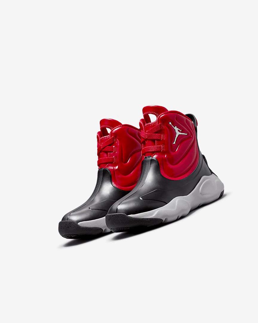 Black / Grey / Red Nike Jordan Drip 23 Boys' Rain Boots | CA_5060