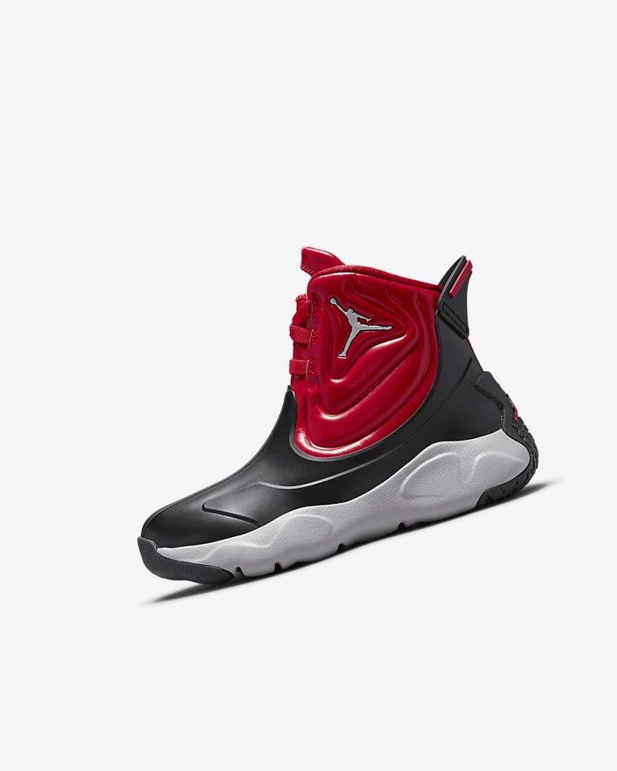 Black / Grey / Red Nike Jordan Drip 23 Boys\' Rain Boots | CA_5060