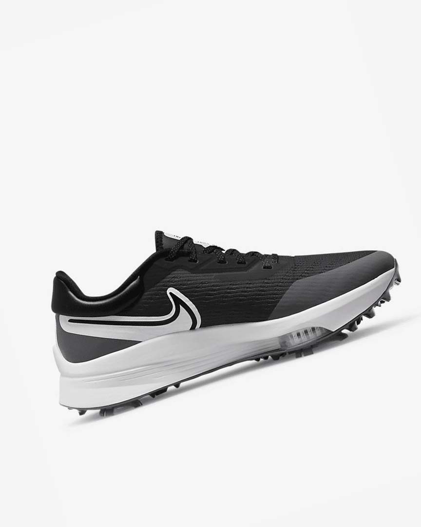 Black / Grey / Turquoise / White Nike Air Zoom Infinity Tour NEXT% Men's Golf Shoes | CA_2558