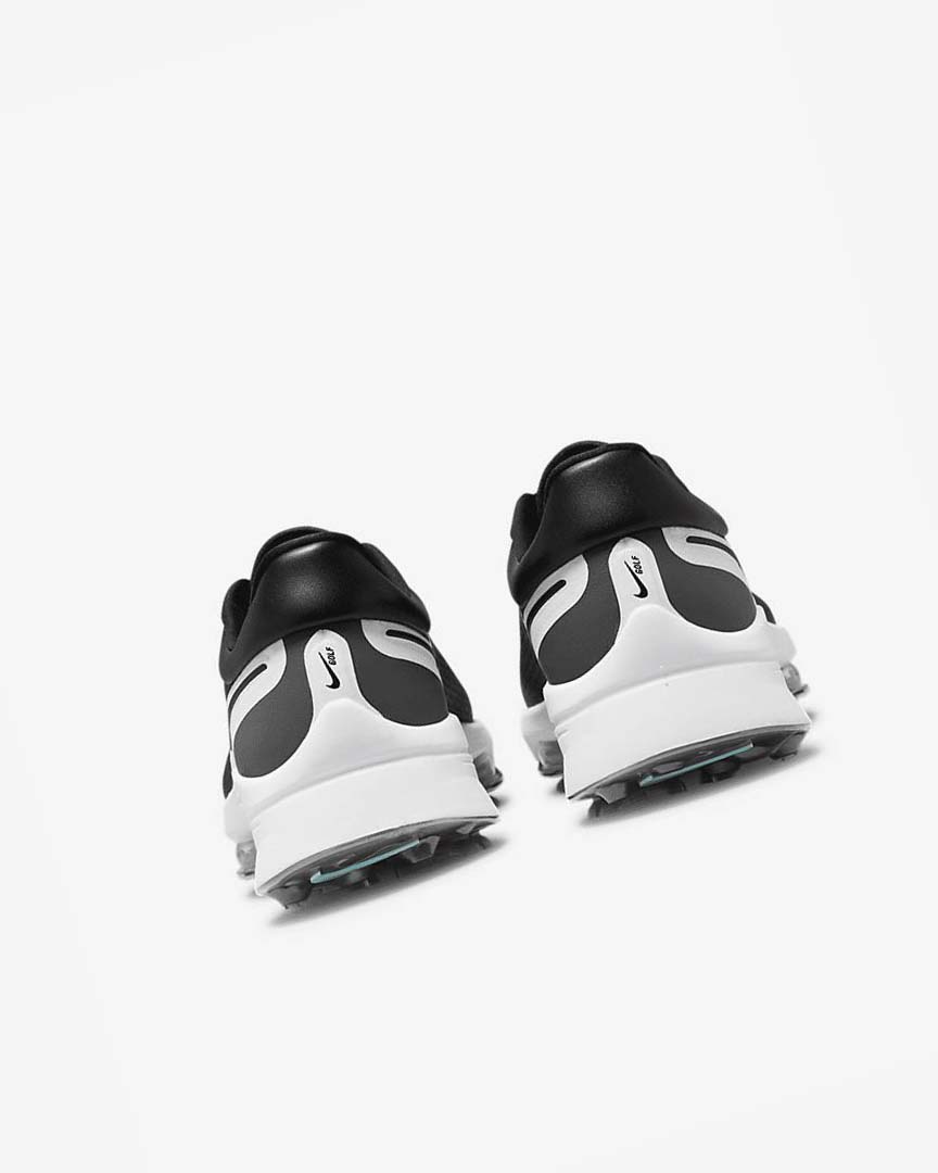 Black / Grey / Turquoise / White Nike Air Zoom Infinity Tour NEXT% Men's Golf Shoes | CA_2558