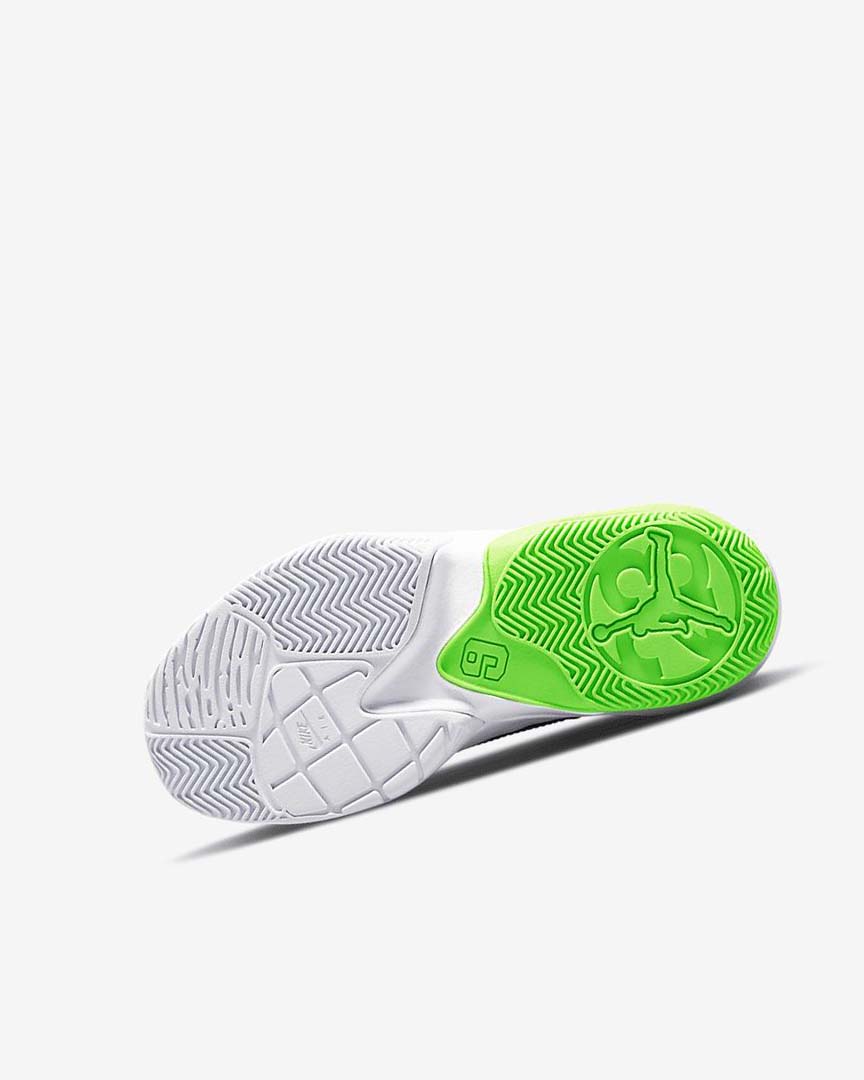 Black / Grey / White / Green Nike Jordan Max Aura 3 Boys' Basketball Shoes | CA_4922