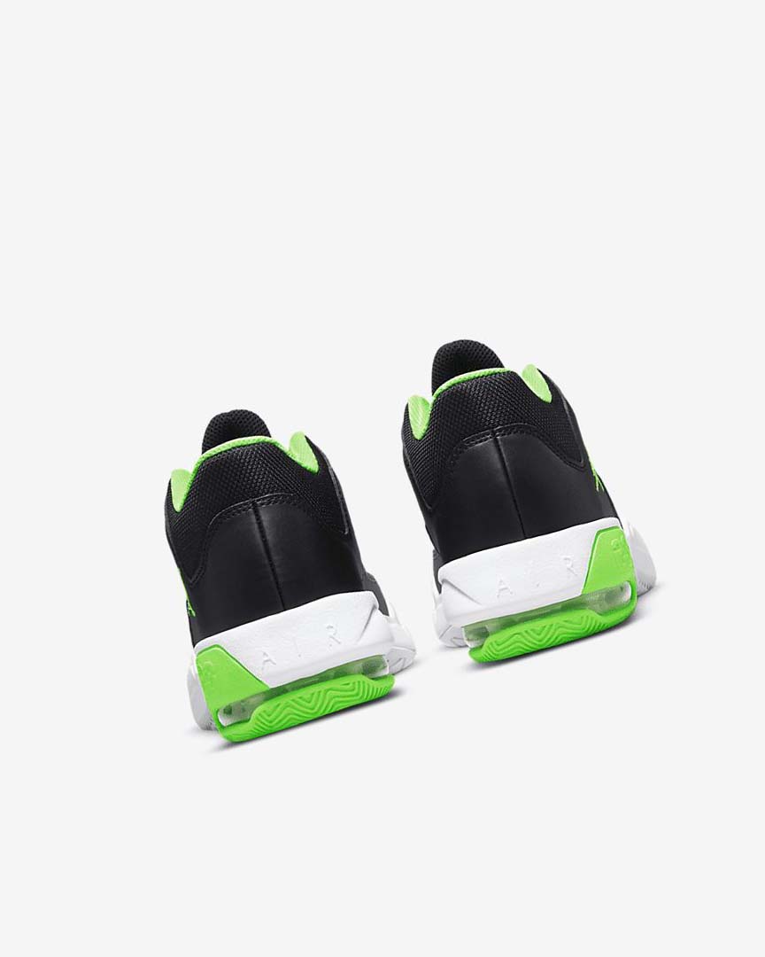 Black / Grey / White / Green Nike Jordan Max Aura 3 Boys' Basketball Shoes | CA_4922