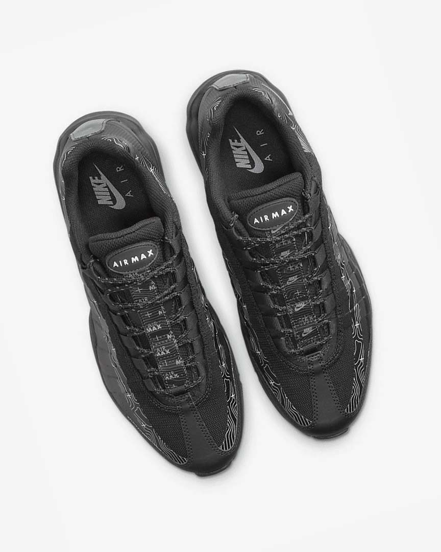 Black / Grey / White / Grey Nike Air Max 95 UL Men's Casual Shoes | CA_2856