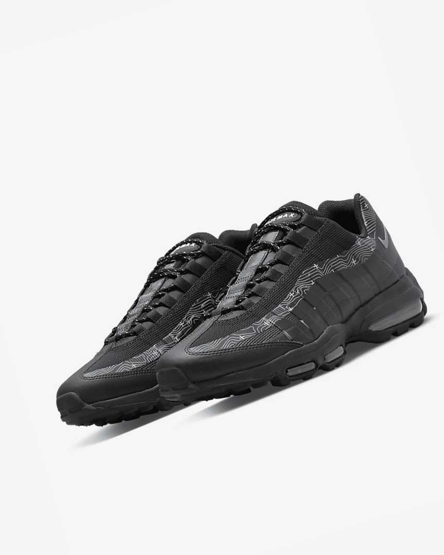 Black / Grey / White / Grey Nike Air Max 95 UL Men's Casual Shoes | CA_2856