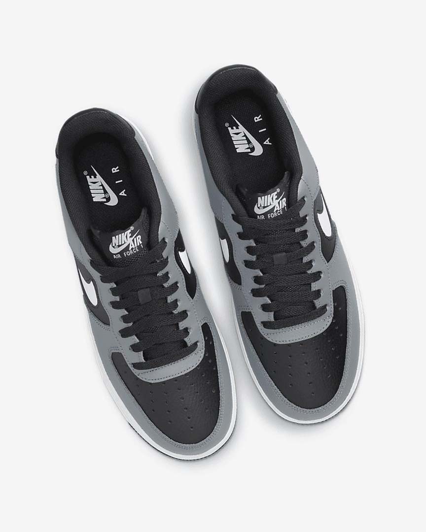 Black / Grey / White Nike Air Force 1 '07 LV8 Men's Sneakers | CA_3055
