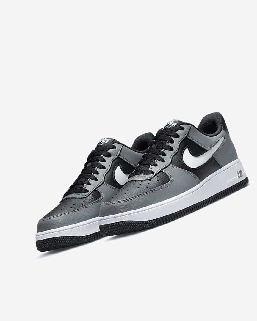 Black / Grey / White Nike Air Force 1 '07 LV8 Men's Sneakers | CA_3055