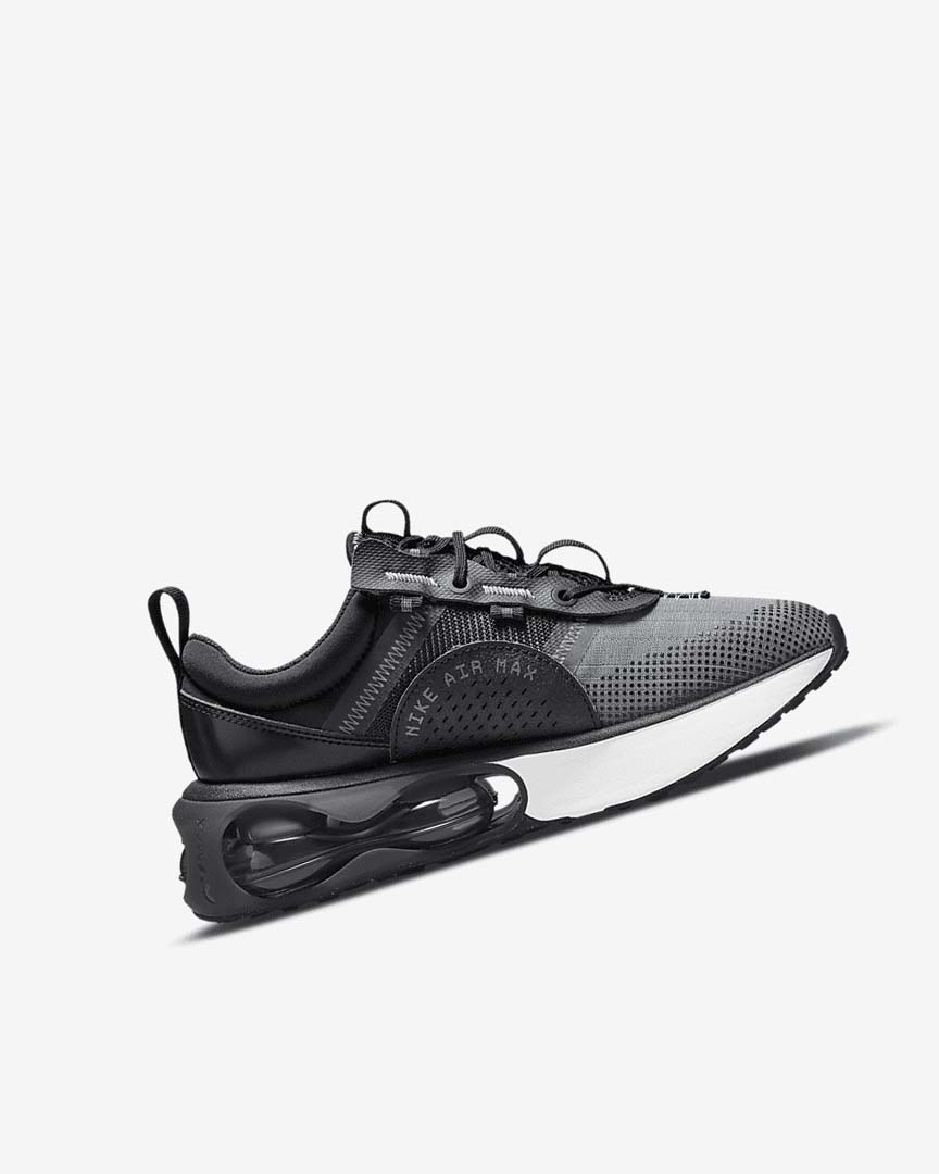 Black / Grey / White Nike Air Max 2021 Boys' Casual Shoes | CA_3117