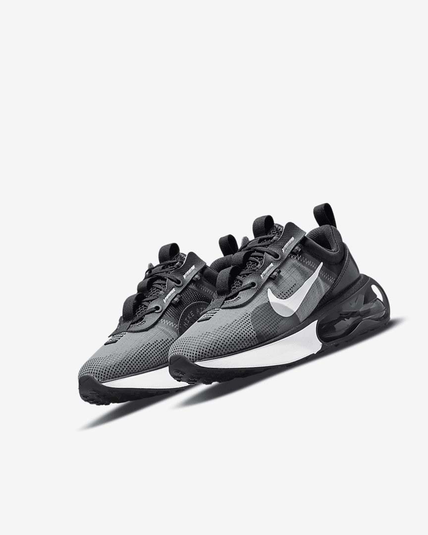 Black / Grey / White Nike Air Max 2021 Boys' Casual Shoes | CA_3117