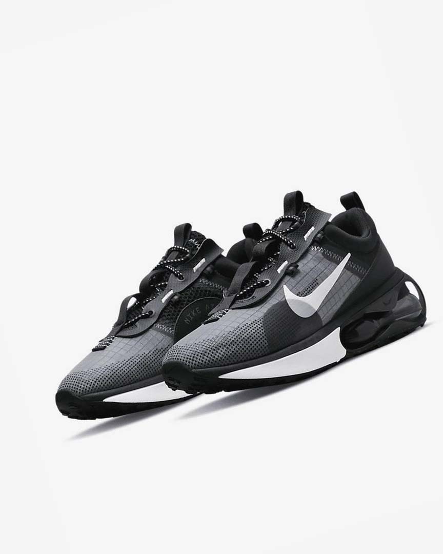 Black / Grey / White Nike Air Max 2021 Men's Casual Shoes | CA_4969