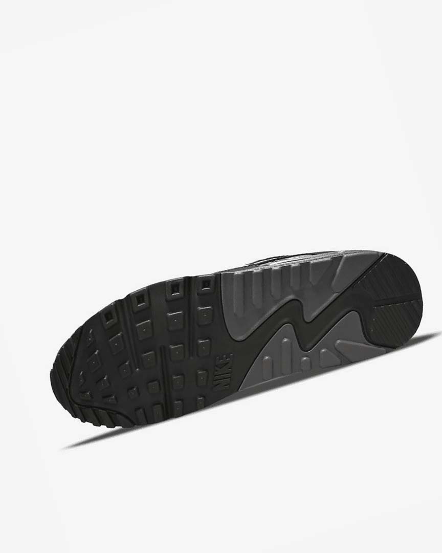 Black / Grey / White Nike Air Max 90 Men's Casual Shoes | CA_4691