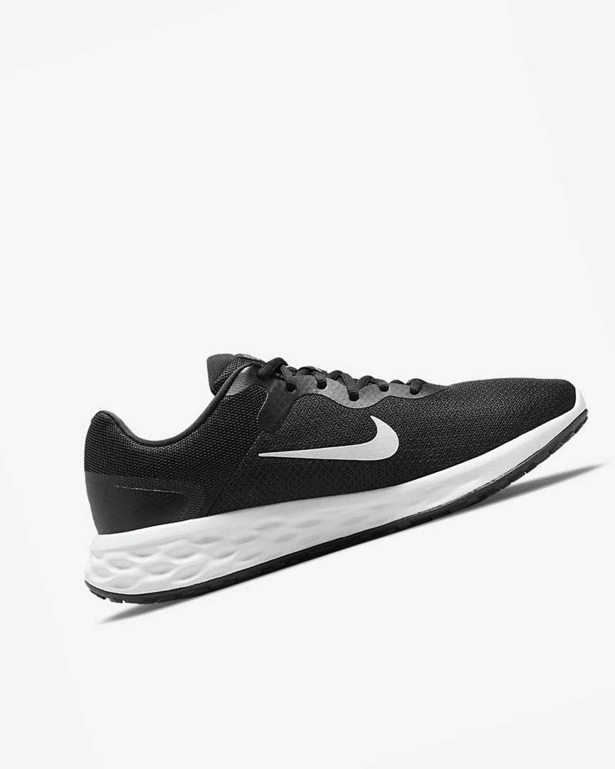 Black / Grey / White Nike Revolution 6 Men's Running Shoes | CA_5222