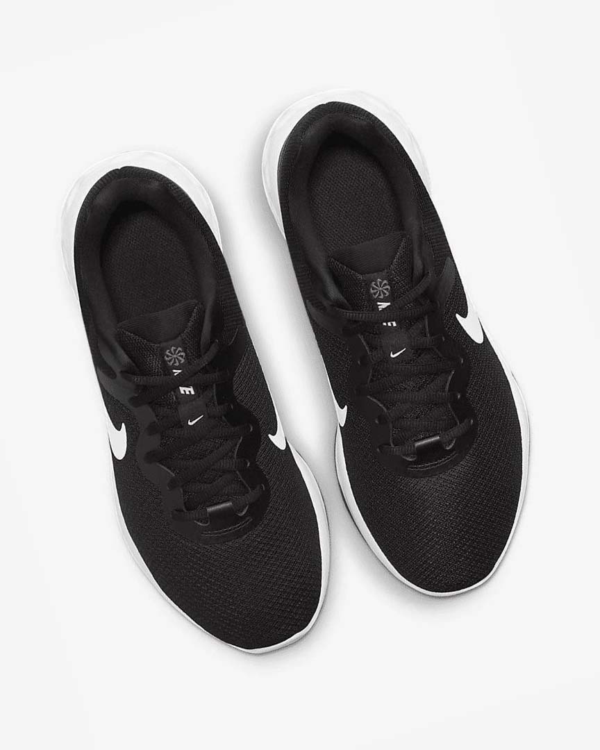 Black / Grey / White Nike Revolution 6 Men's Running Shoes | CA_5222