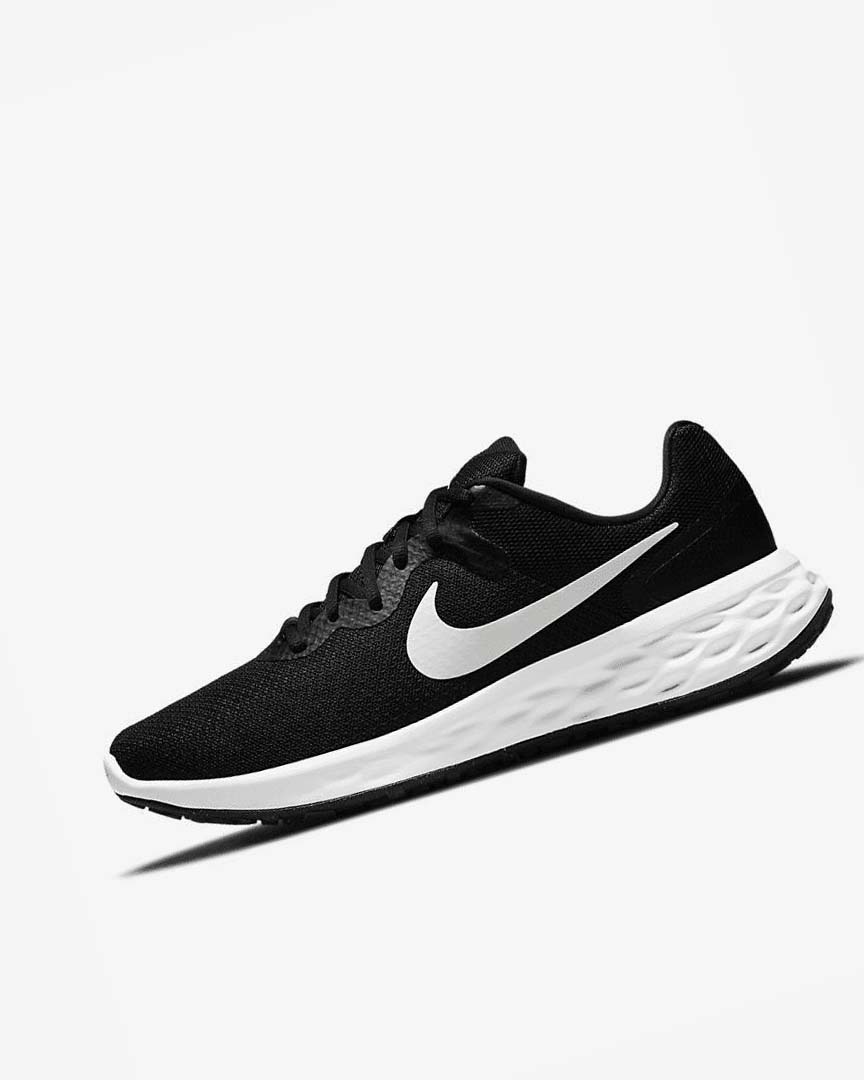 Black / Grey / White Nike Revolution 6 Next Nature Men\'s Running Shoes | CA_5178