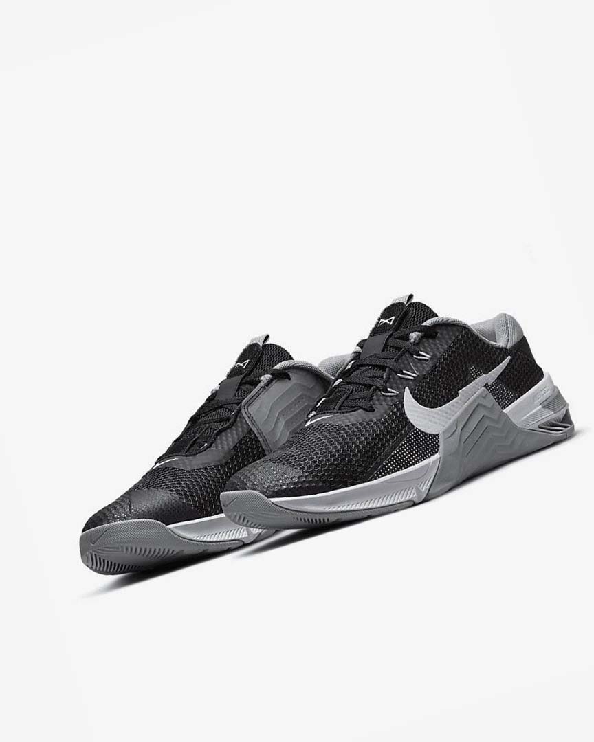 Black / Grey / White / Platinum Nike Metcon 7 Men's Training Shoes | CA_3076