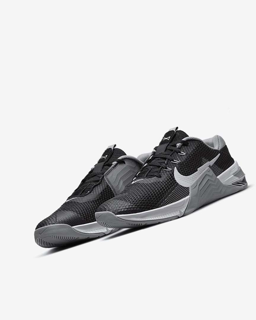 Black / Grey / White / Platinum Nike Metcon 7 Women's Training Shoes | CA_3218