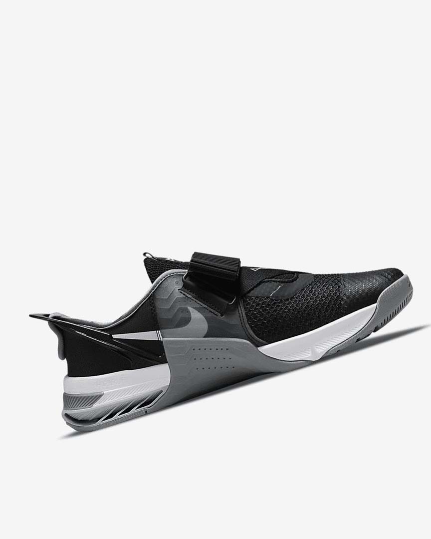 Black / Grey / White / Platinum Nike Metcon 7 FlyEase Women's Training Shoes | CA_5499
