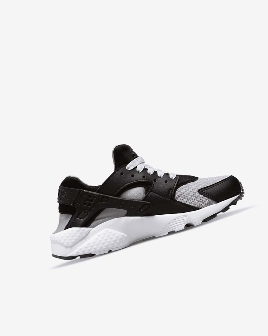 Black / Grey / White / Red Nike Huarache Run Girls' Shoes | CA_4833