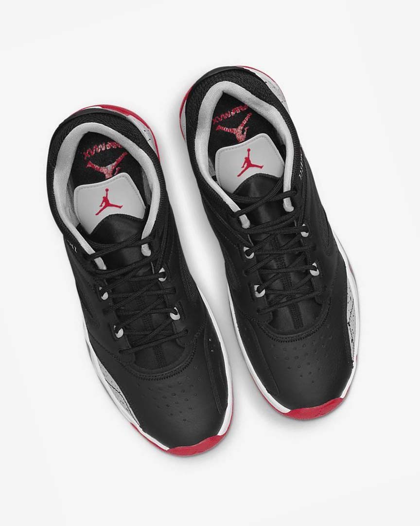 Black / Grey / White / Red Nike Jordan Point Lane Men's Basketball Shoes | CA_4927