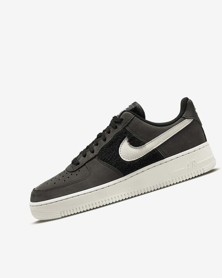 Black / Light Beige Nike Air Force 1 Women\'s Sneakers | CA_4580