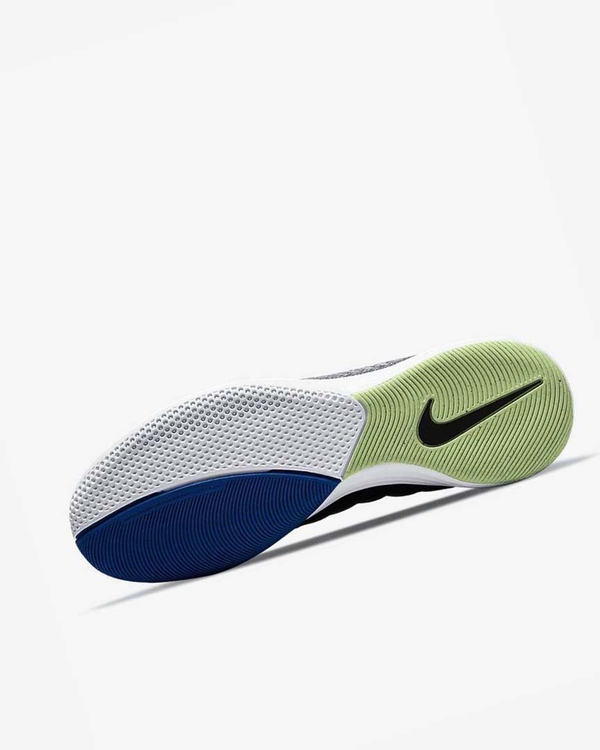 Black / Light Blue / Light Green Nike Lunar Gato II IC Men's Soccer Shoes | CA_3160
