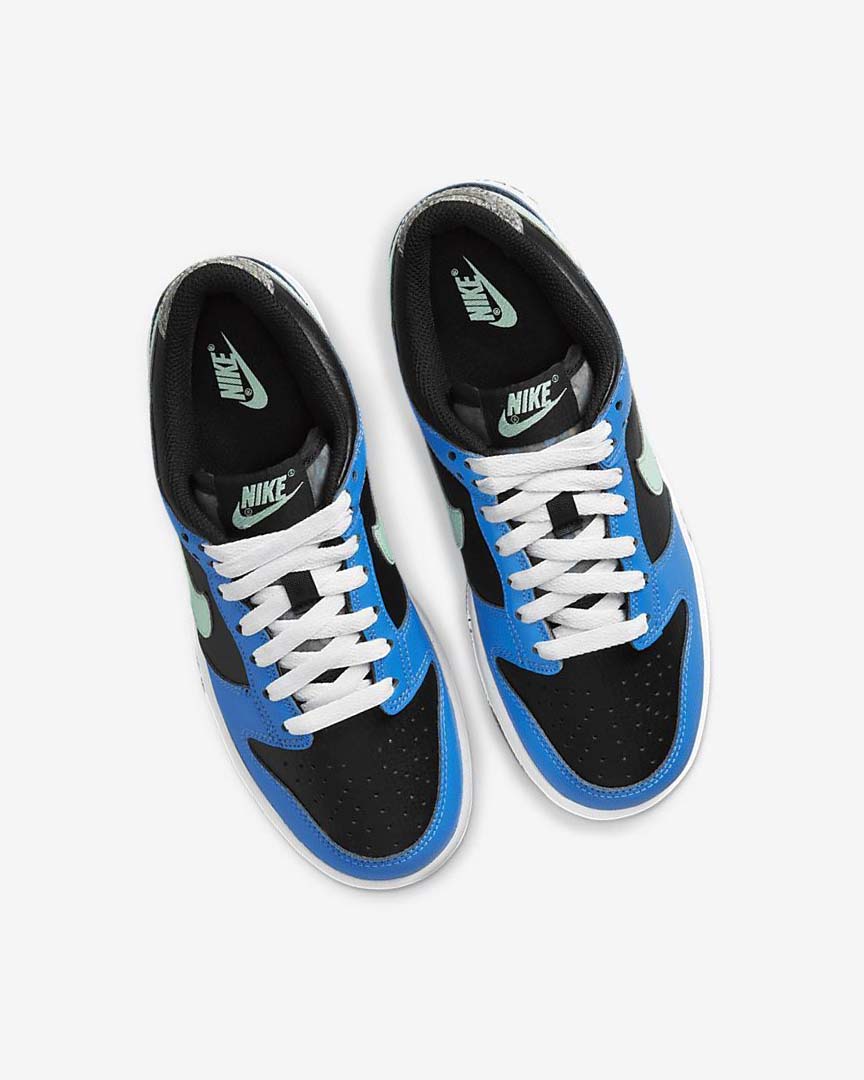 Black / Light Blue / Pink / Mint Nike Dunk Low SE Boys' Sneakers | CA_2236