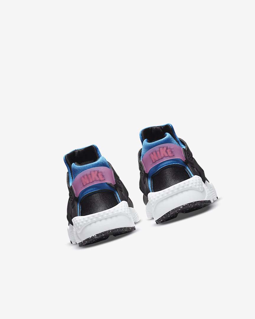 Black / Light Blue / Pink / Mint Nike Huarache Run Boys' Shoes | CA_2503