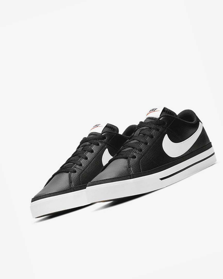 Black / Light Brown / White Nike Court Legacy Men's Sneakers | CA_2258