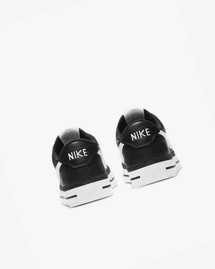 Black / Light Brown / White Nike Court Legacy Men's Sneakers | CA_2258