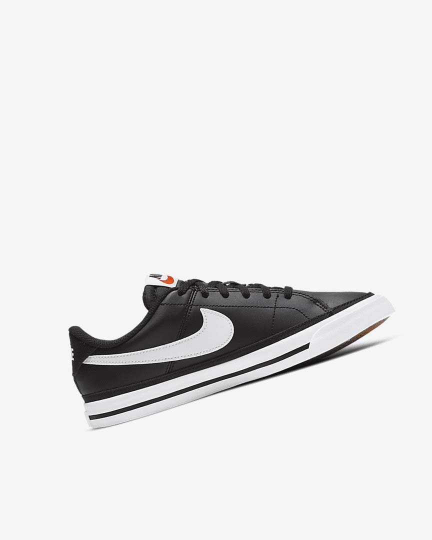 Black / Light Brown / White Nike Court Legacy Girls' Sneakers | CA_2738