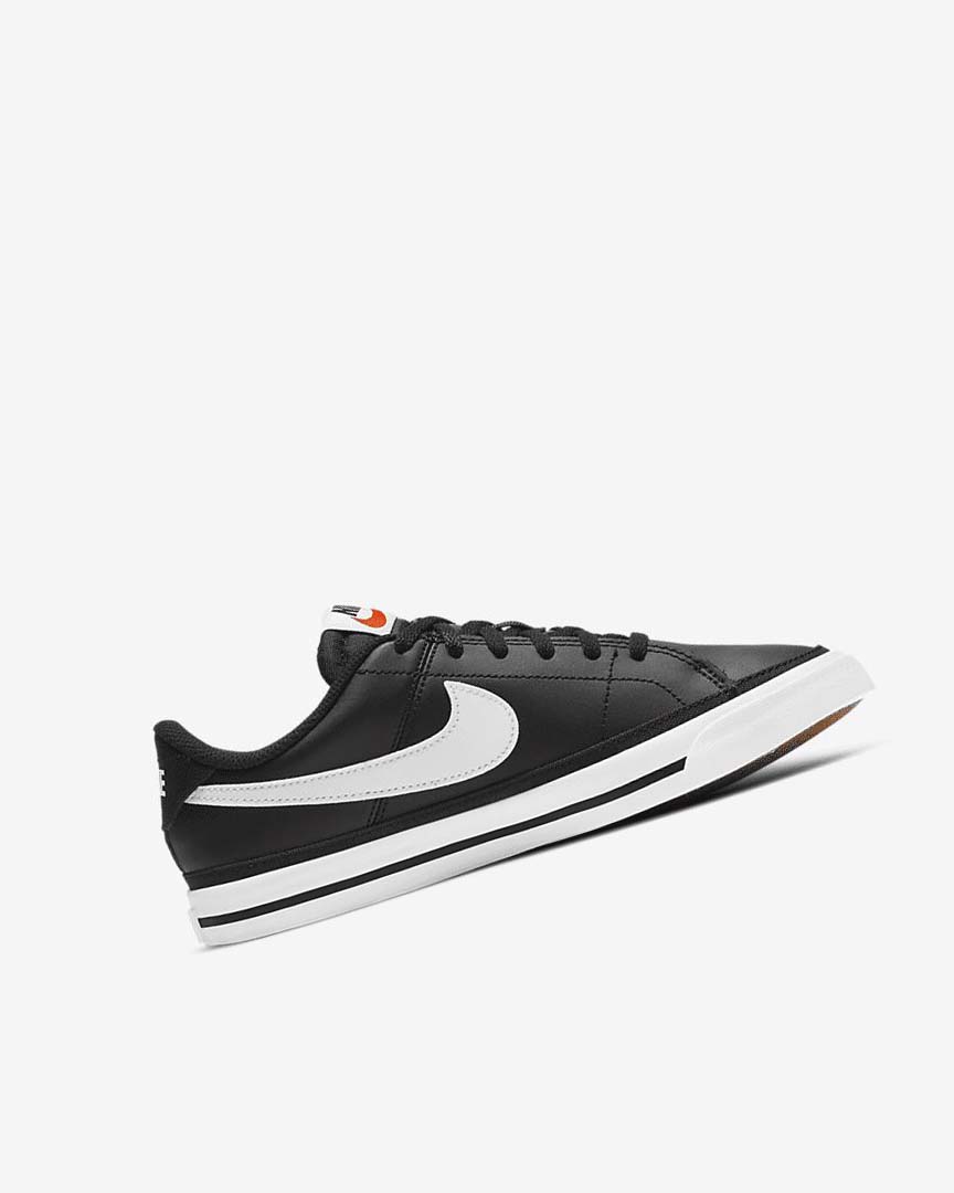 Black / Light Brown / White Nike Court Legacy Boys' Sneakers | CA_4902