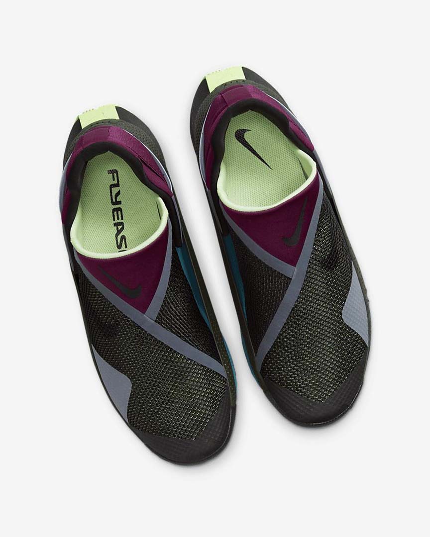 Black / Light Green / Black Nike Go FlyEase Women's Sneakers | CA_2521