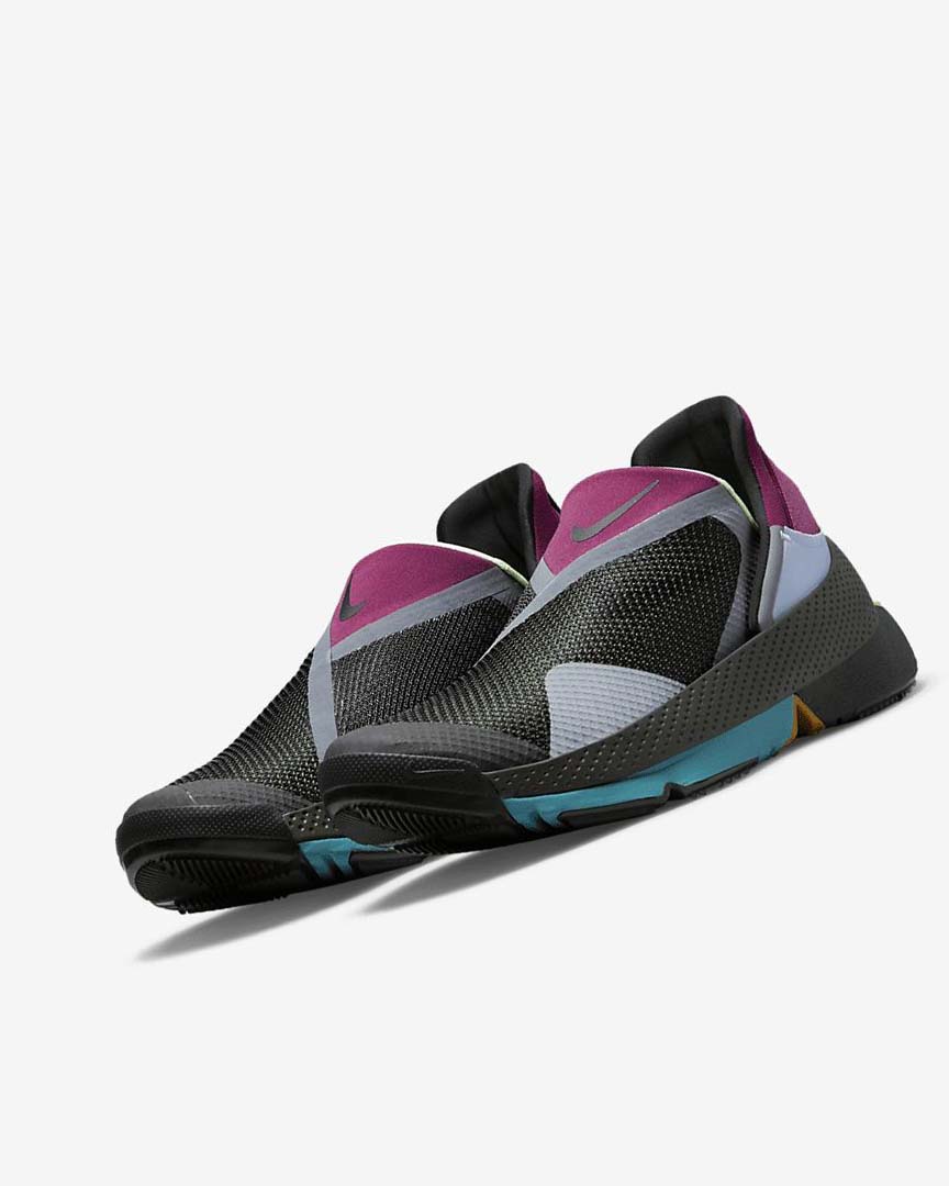 Black / Light Green / Black Nike Go FlyEase Women's Sneakers | CA_2521