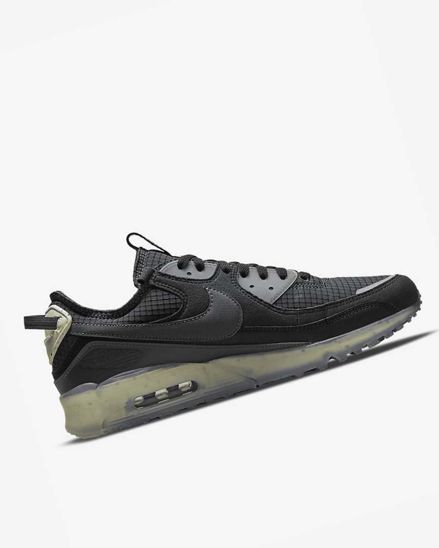 Black / Light Green / Dark Grey / Dark Grey Nike Air Max Terrascape 90 Men's Sneakers | CA_2795