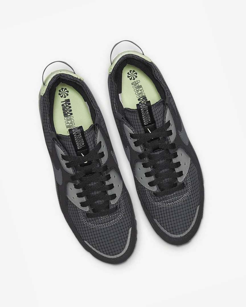Black / Light Green / Dark Grey / Dark Grey Nike Air Max Terrascape 90 Men's Sneakers | CA_2795