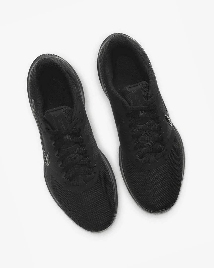 Black / Light Grey / Dark Grey Nike Downshifter 11 Men's Running Shoes | CA_5356