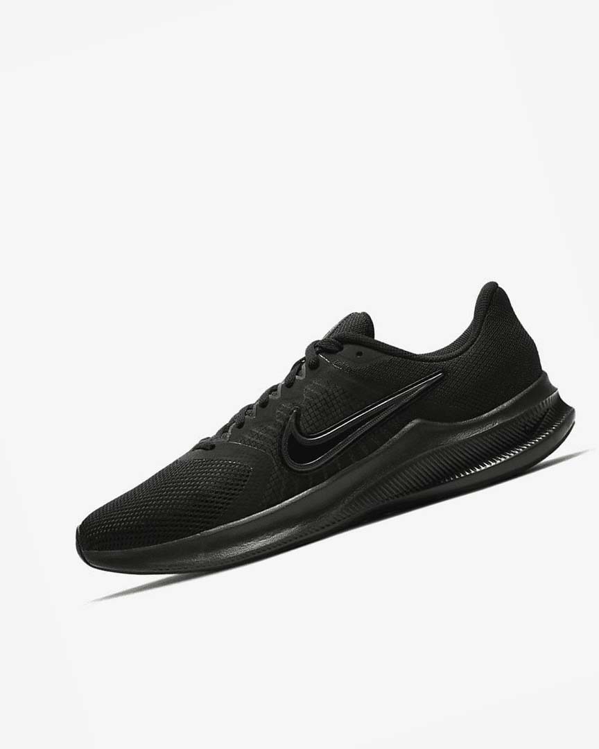 Black / Light Grey / Dark Grey Nike Downshifter 11 Men\'s Running Shoes | CA_5356