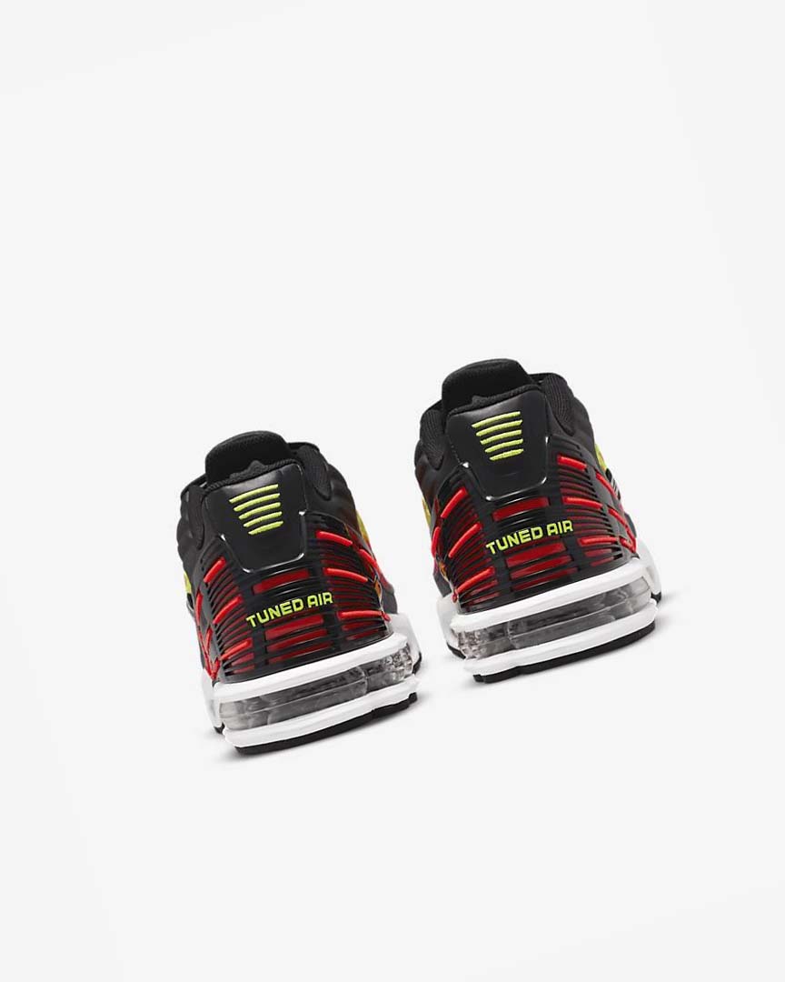 Black / Light Red / Black Nike Air Max Plus 3 Air Max Month Men's Sneakers | CA_5568