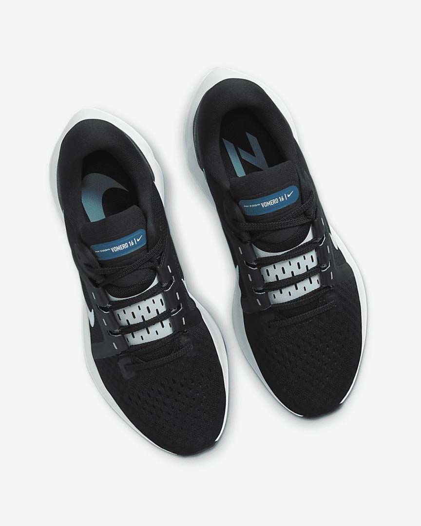 Black / Light Turquoise / Green Nike Air Zoom Vomero 16 Women's Running Shoes | CA_2685