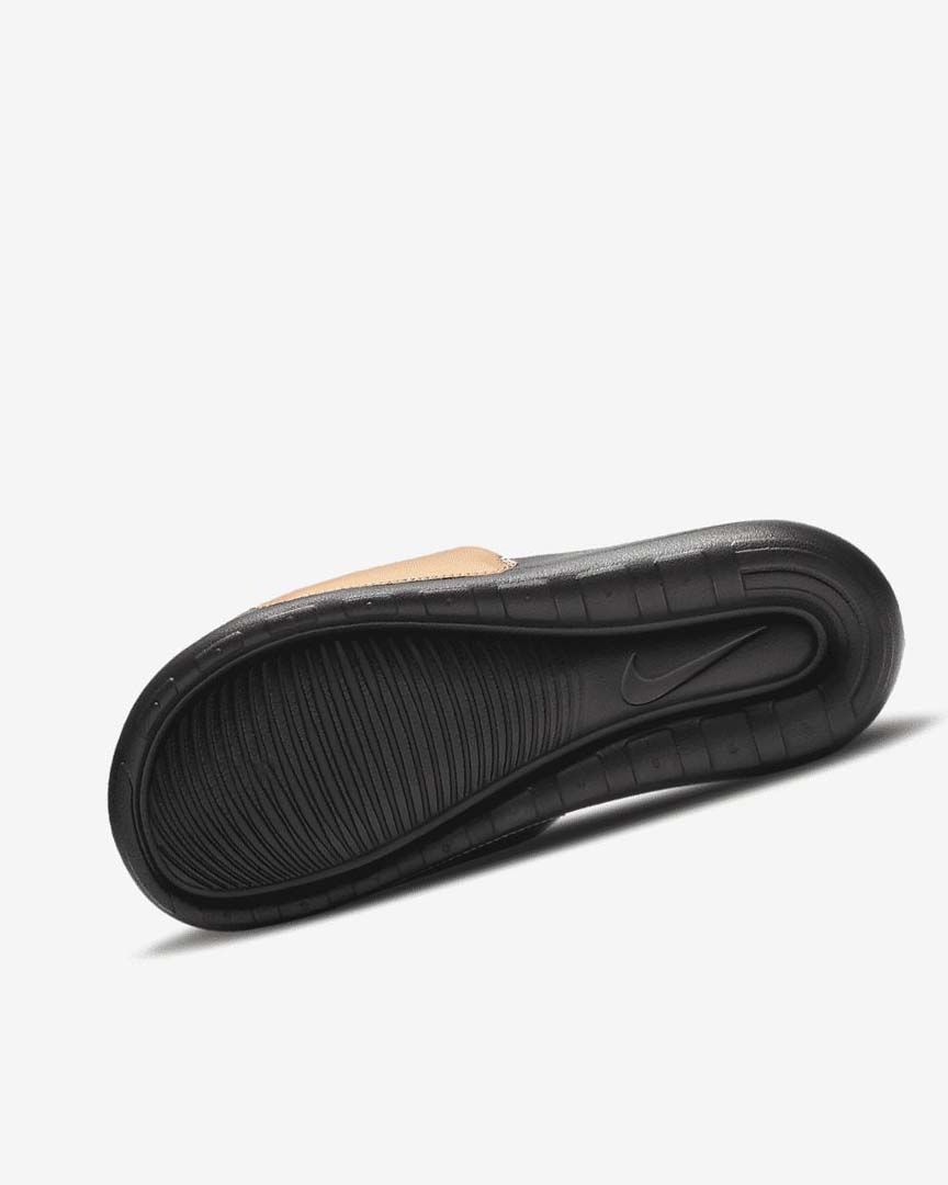 Black / Metal Copper / Black Nike Victori One Women's Slides | CA_3260