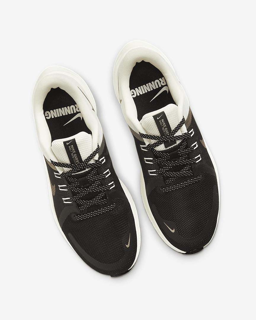 Black / Metal Copper Nike Quest 4 Premium Women's Running Shoes | CA_4569