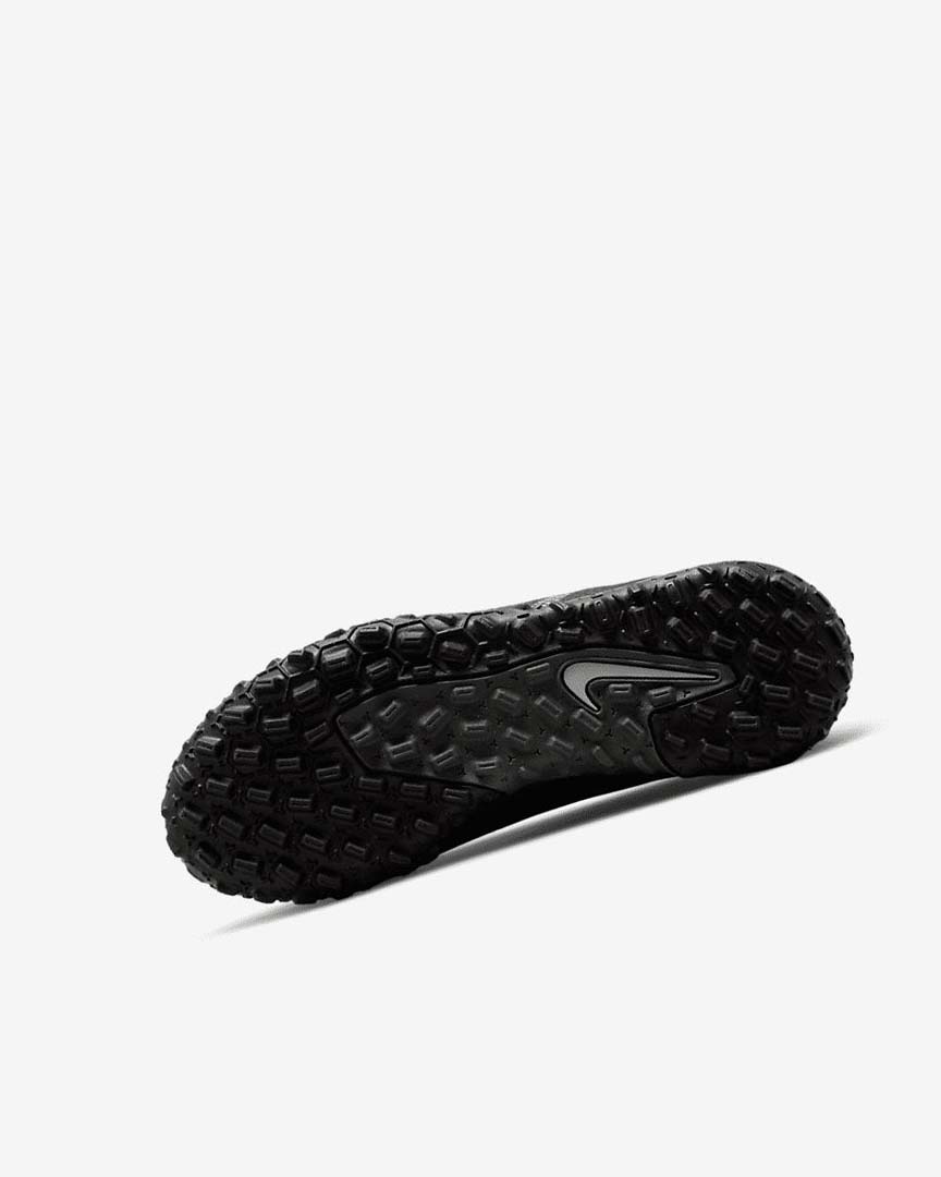 Black / Metal Gold / Dark Grey / Metal Dark Grey Nike Jr. Phantom GT2 Academy TF Boys' Soccer Shoes | CA_3091